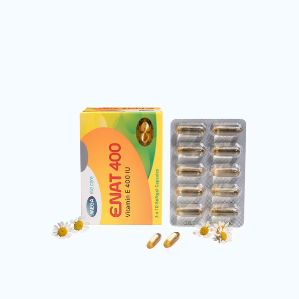 Bộ 2 hộp Enat 400 IU điều trị và dự phòng tình trạng thiếu vitamin E (3 vỉ x 10 viên) - Hình ảnh 2
