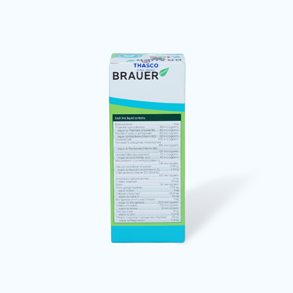 Siro BRAUER Kids Liquid Multivitamin With Iron bổ sung vitamin và khoáng chất cho trẻ (200ml) - Hình ảnh 4