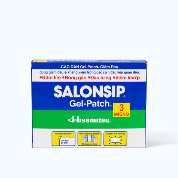 Salonsip (8 goi x 3 mieng)14cm x 10cm - Hình ảnh 4
