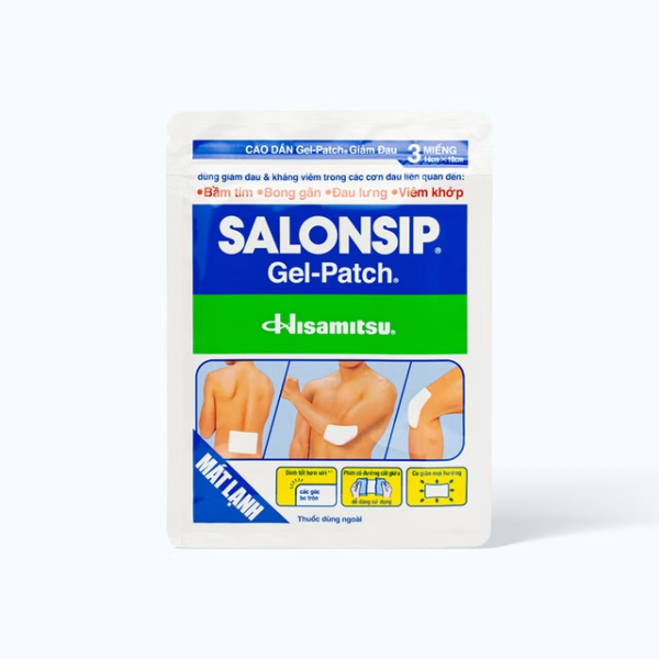 Salonsip (8 goi x 3 mieng)14cm x 10cm - Hình ảnh 5